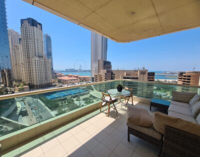 Amazing View, Huge Balcony- Near JBR Beach Walk