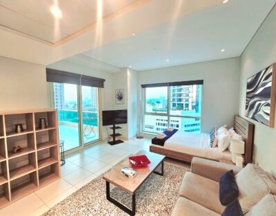 Upgraded apartment near JBR Beach with balcony and Habour Views