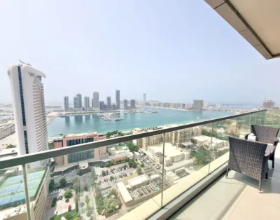 Enjoy stunning sea views from this cozy 3-bedroom apartment